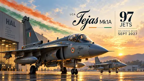 97 Tejas Mk1A Jets Get 2027 Delivery Start Date
