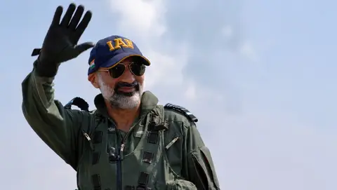 Air Chief Marshal AP Singh flies his last fighter sortie in the Tejas he once tested