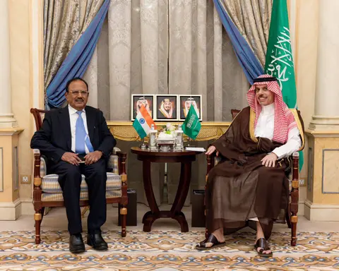 Ajit Doval Saudi Arabia talks review strategic partnership as NSA meets Prince Faisal bin Farhan in Riyadh