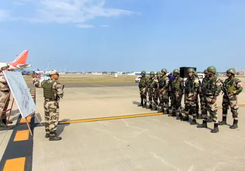 Anti-Hijacking Mock Exercise at Chennai Airport Draws 339 Personnel