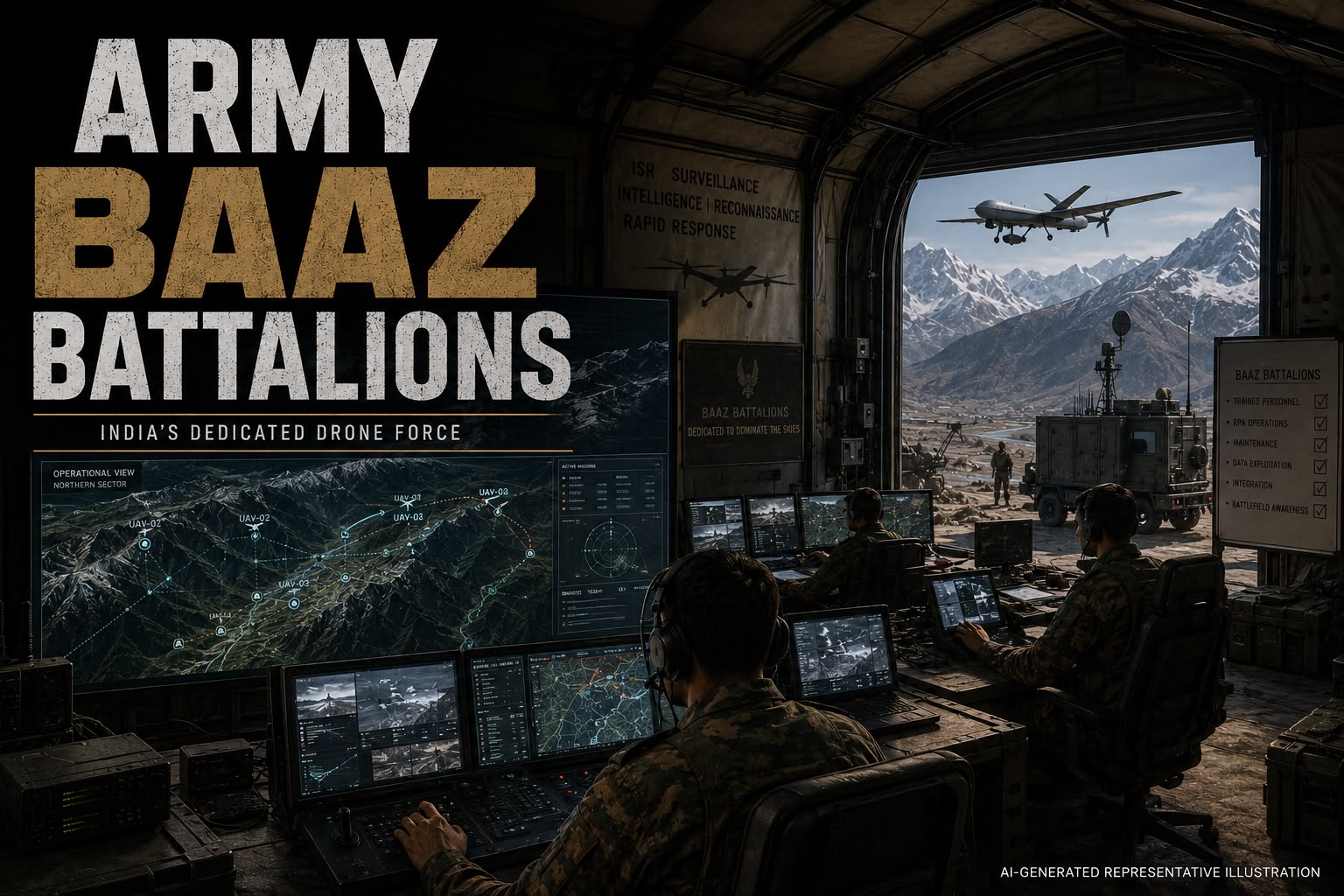 Army Baaz Battalions: Gen Dwivedi confirms new specialised drone force