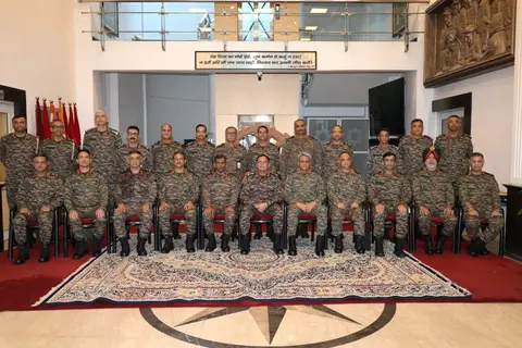 Army Chief Central Command Visit Reviews Combat Readiness at Lucknow