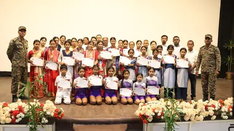 Army Project NAVBHARAT brings 181 Dhemaji students to Likabali military station