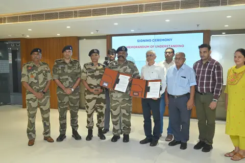 CISF IIT Kanpur MoU Sets Up Cyber Course and Behror Drone Centre