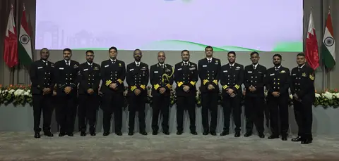 CTF 154 handover in Manama ends Indian Navy's first command of a CMF task force