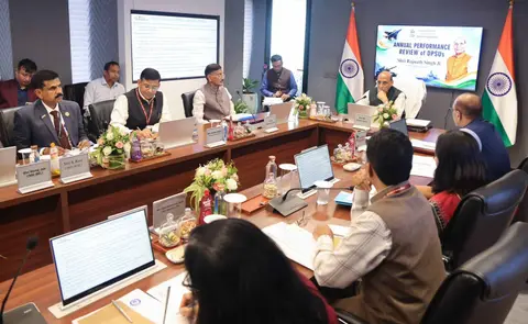 DPSU dividend cheques worth Rs 3,951 crore as Rajnath Singh reviews 16 DPSUs