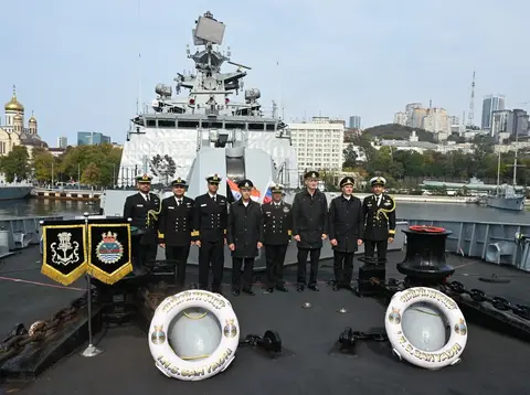 Exercise INDRA 2026: INS Sahyadri Reaches Vladivostok for Drills with Russian Navy