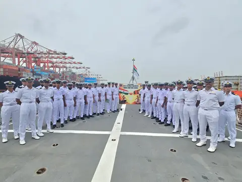 First Training Squadron Colombo Visit Ends With PASSEX Alongside SLNS Nandimithra