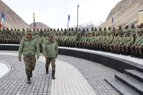 Galwan Day Marked at War Memorial as 3 Infantry Division Honours Bravehearts