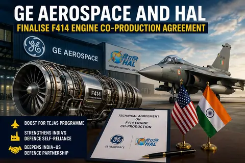 GE Aerospace and HAL Finalise F414 Engine Co-Production Deal