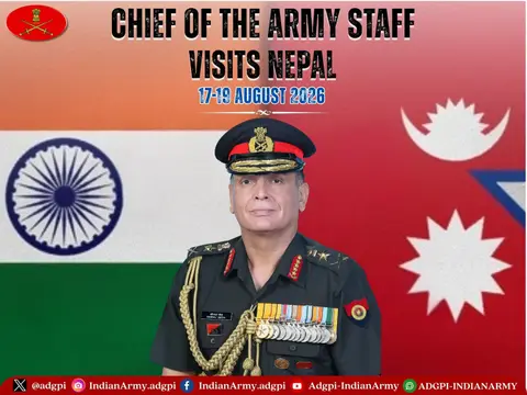 Gen Dhiraj Seth Nepal visit begins with honorary rank ceremony ahead