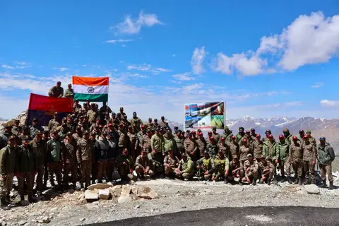 Gun Hill Expedition Honours the Gunners of Operation Vijay at Point 5140