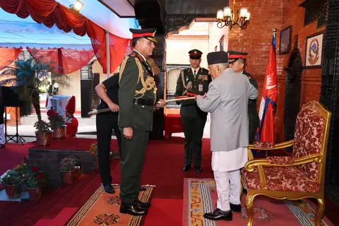 Honorary Rank of General Conferred on Gen Dhiraj Seth by Nepal