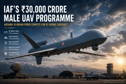 IAF 87 UAV Deal Draws 10 Bids as Submission Window Closes