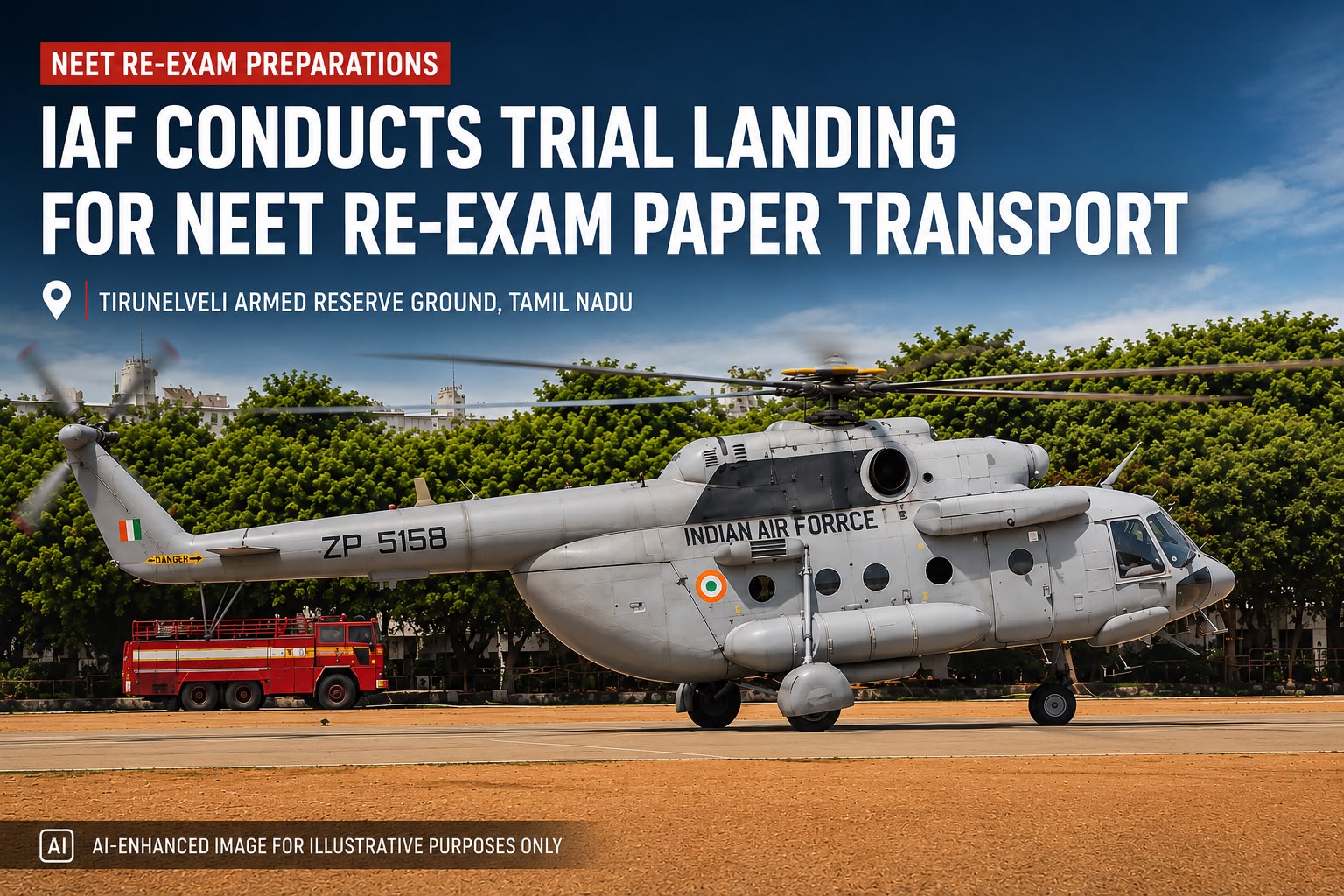 IAF Airlifts NEET Papers to 18 Locations Under Multi-Agency Security for June 21 Re-exam