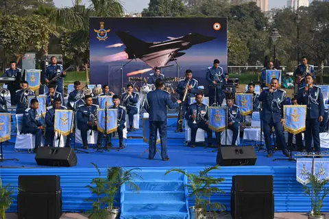 IAF Band Independence Day Performance Set at National War Memorial