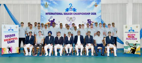 IAF Squash Championship 2026 Opens in Chandigarh
