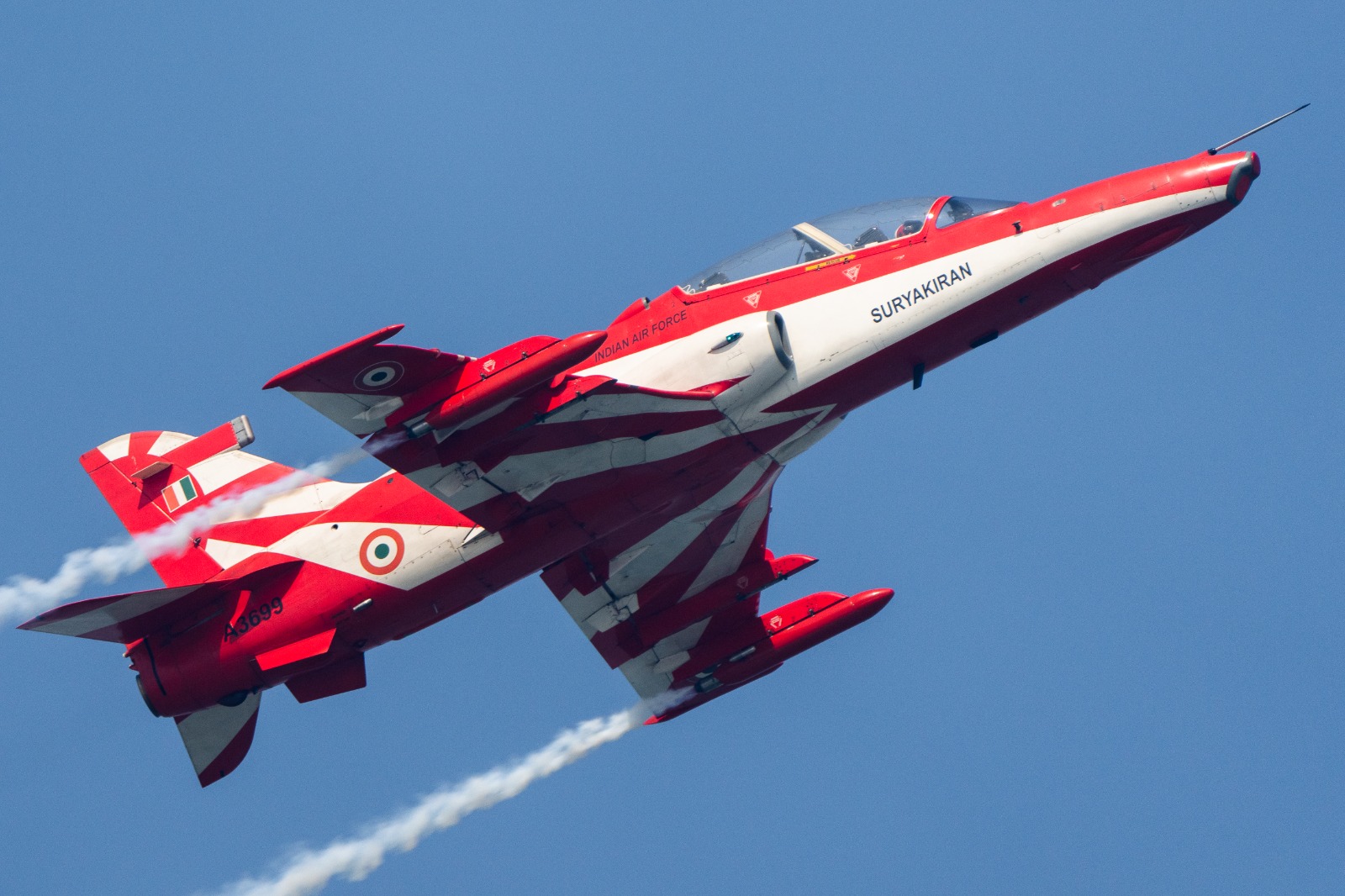 IAF Surya Kiran Aerobatic Team to Perform in Chandigarh on March 27–28 at Sukhna Lake