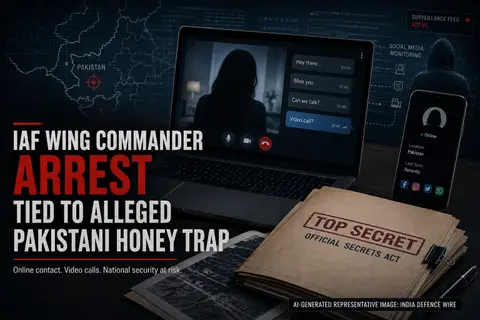 IAF Wing Commander Arrest Tied to Alleged Pakistani Honey Trap