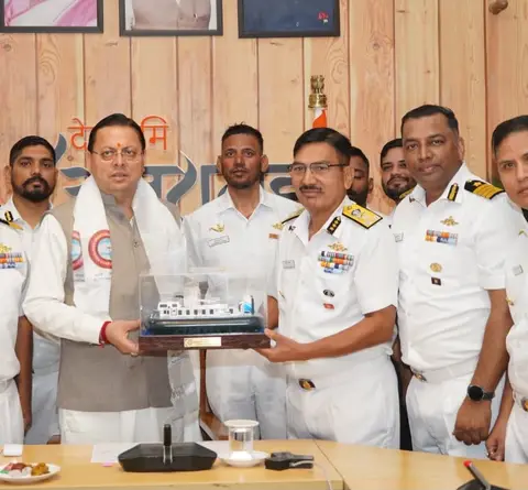 ICG Mount Mukut expedition team flagged in by Uttarakhand CM Dhami, Everest next in 2027