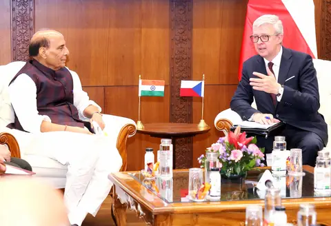 India Czech defence cooperation to expand as Rajnath Singh meets Czech Deputy PM Havlíček
