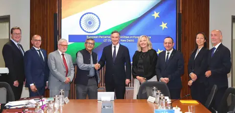 India EU defence cooperation in focus as Defence Secretary meets European Parliament foreign affairs delegation
