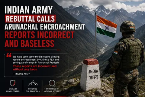 Indian Army rebuttal rejects Arunachal China encroachment reports