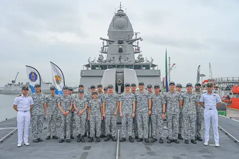 Indian Navy Singapore port call concludes as Eastern Fleet ships wrap their regional stop