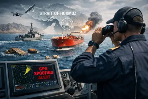 Indian Navy Warns Shipping Companies of GPS Spoofing Threat, Debris Risks in Gulf Region