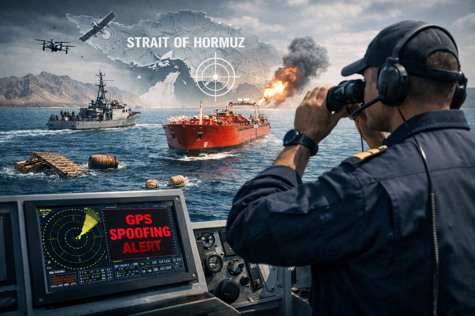Indian Navy Warns Shipping Companies of GPS Spoofing Threat, Debris Risks in Gulf Region