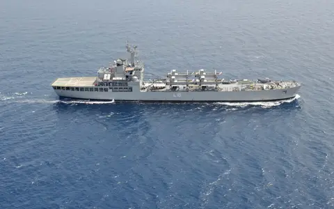 INS Kesari water ingress at Visakhapatnam Naval Dockyard, no injuries reported