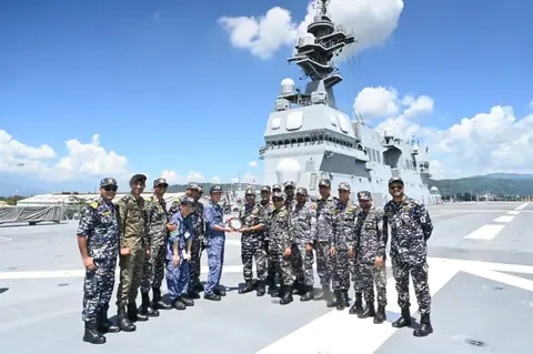 INS Sahyadri and INS Kulish conclude ADMM-Plus maritime security activity at Subic Bay after Sea Phase with five navies