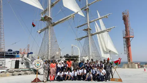INS Sudarshini Salalah Departure Closes Return Visit to Lokayan 26's First Port