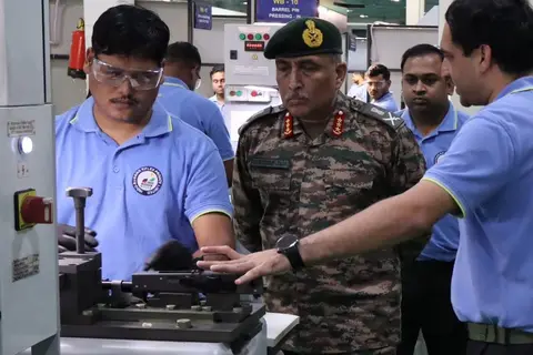 IRRPL AK-203 Production Reviewed by VCOAS Lt Gen Sandeep Jain at Korwa