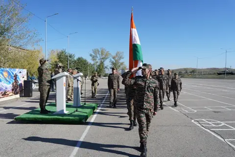 KAZIND-2026 opening ceremony held at Oskemen as Indian and Kazakh troops begin joint training