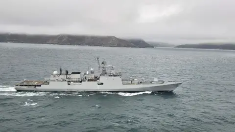 Konkan 2026 sea phase ends off Plymouth as INS Trishul and HMS Sutherland wrap up four days of drills