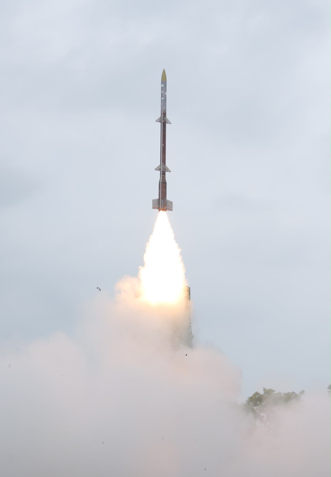 Kusha missile maiden test puts India's long range air defence interceptor in the air