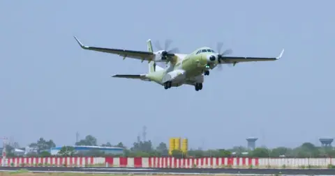 Made in India C-295 Completes Maiden Test Flight from Vadodara