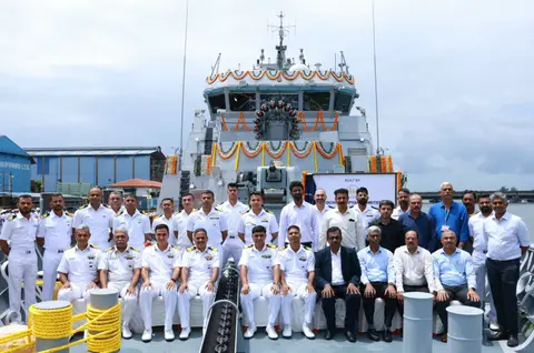 Mangrol ASW SWC delivery gives Navy third Mahe class craft from Cochin Shipyard