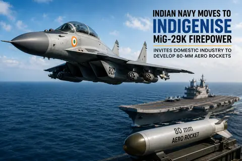 MiG-29K Aero Rockets: Navy Seeks Domestic Industry To Build Indigenous 80-mm Munition