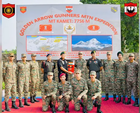 Mount Kamet expedition ends as Army Chief General Dhiraj Seth flags in Artillery bicentenary climbers