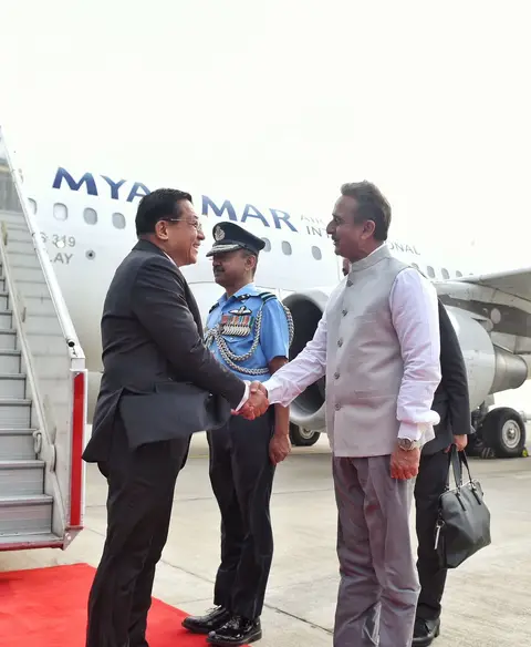 Myanmar India Defence Cooperation Takes Centre Stage as President Hlaing Arrives in New Delhi