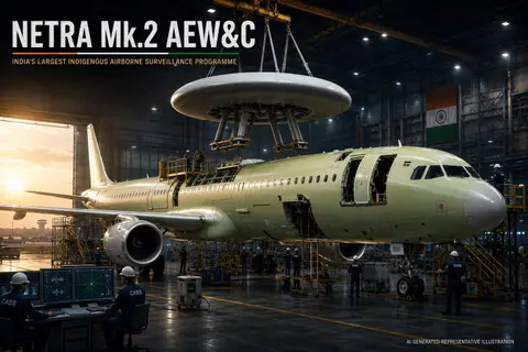 Netra Mk2 AEW&C Jets Head to Spain Before India Fits 100-Plus Sensors