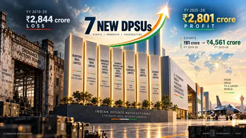 New DPSUs profit Rs 2,801 crore five years after the ordnance factory conversion
