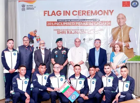 NIMAS Ladakh Peaks Expedition Completes 20 First Ascents Above 6,000 Metres