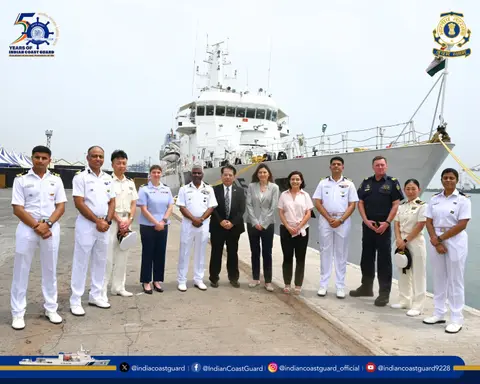 Quad-at-Sea Ship Observer Mission: ICG Ship Shaunak Sails for Perth