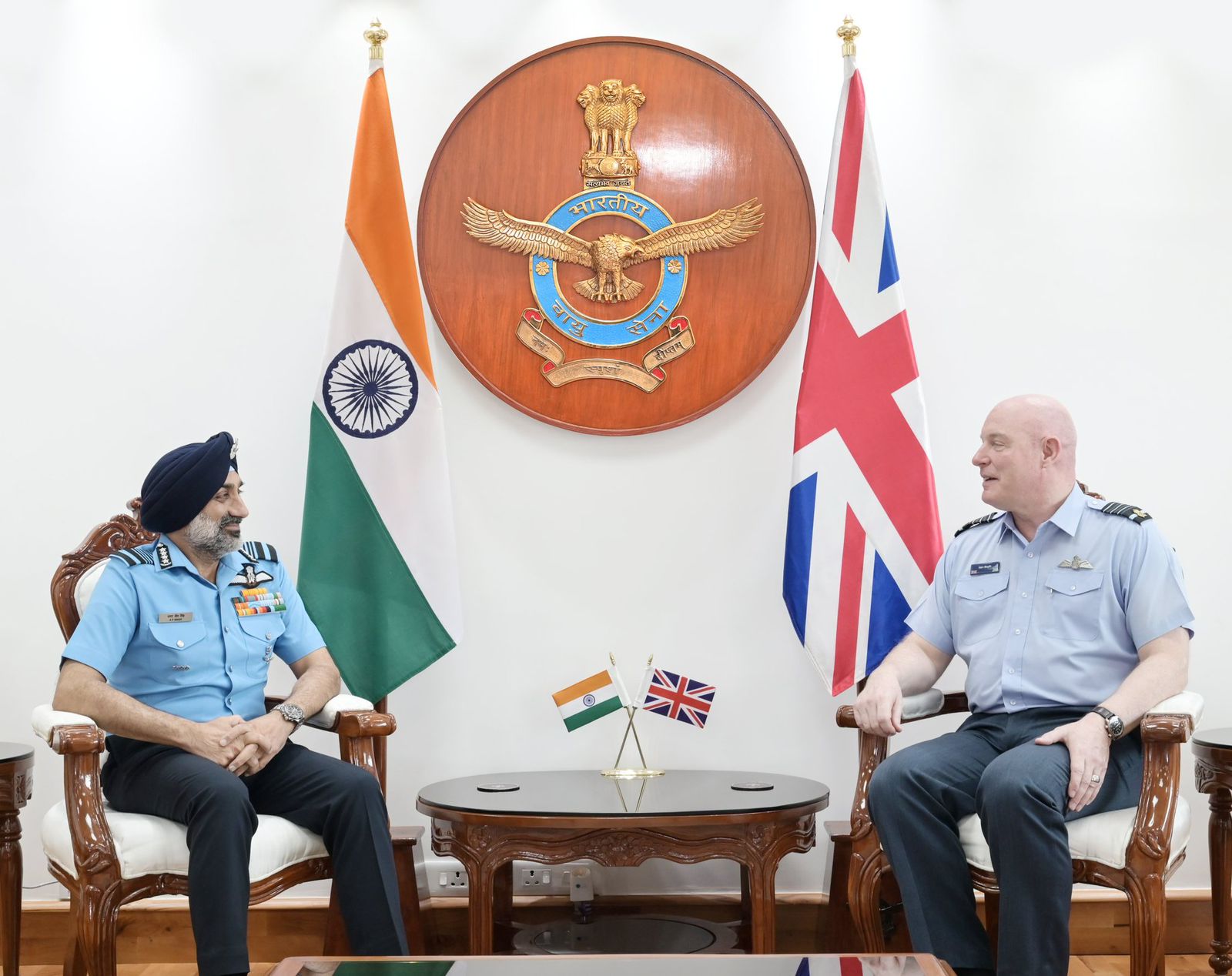 RAF Chief Calls on IAF Counterpart in New Delhi, Eyes Deeper Operational Ties