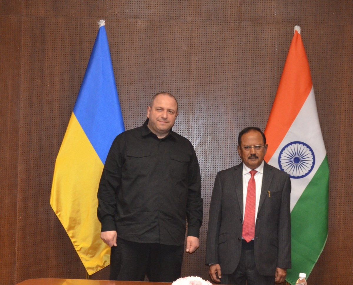 Rustem Umerov Meets NSA Ajit Doval in New Delhi, India Reaffirms Dialogue Over Conflict