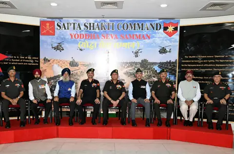 Sapta Shakti Command visit: Gen Seth in Jaipur