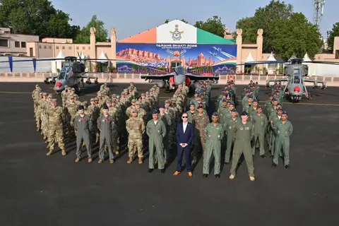 Sergio Gor at Tarang Shakti as US Envoy Meets French Vice Chief